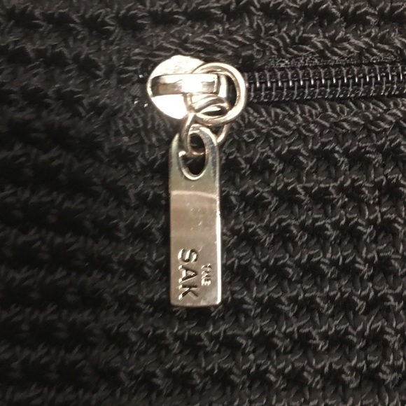 The Sak black crochet handbag purse - Picture 4 of 5